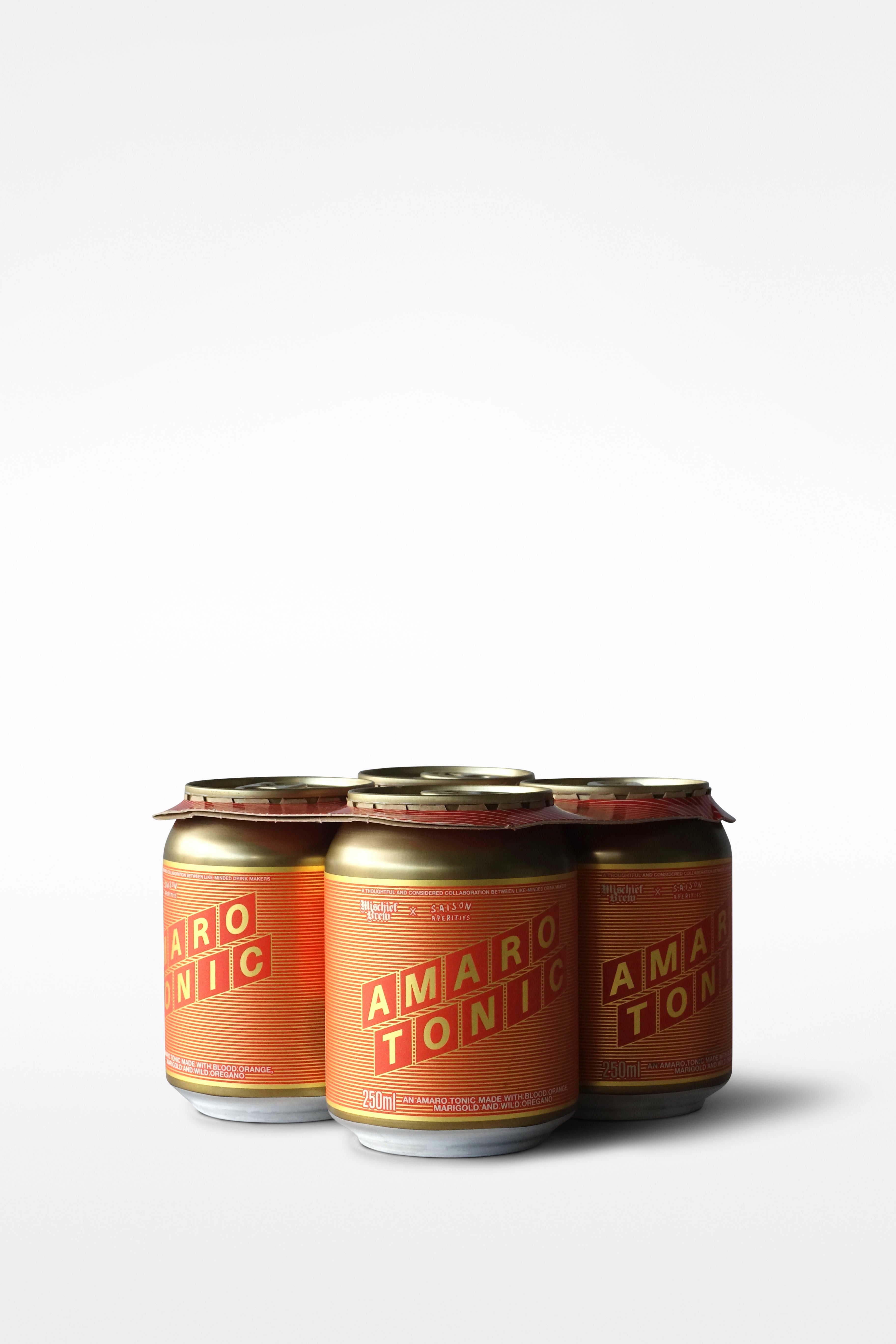 Saison Amaro Tonic Tins 250ml 4 Pack