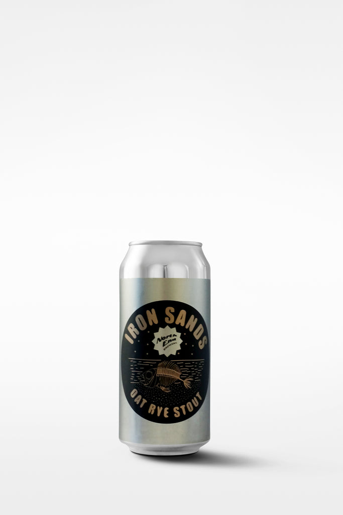 North End Brewery Iron Sands Oatmeal Rye Stout 440ml
