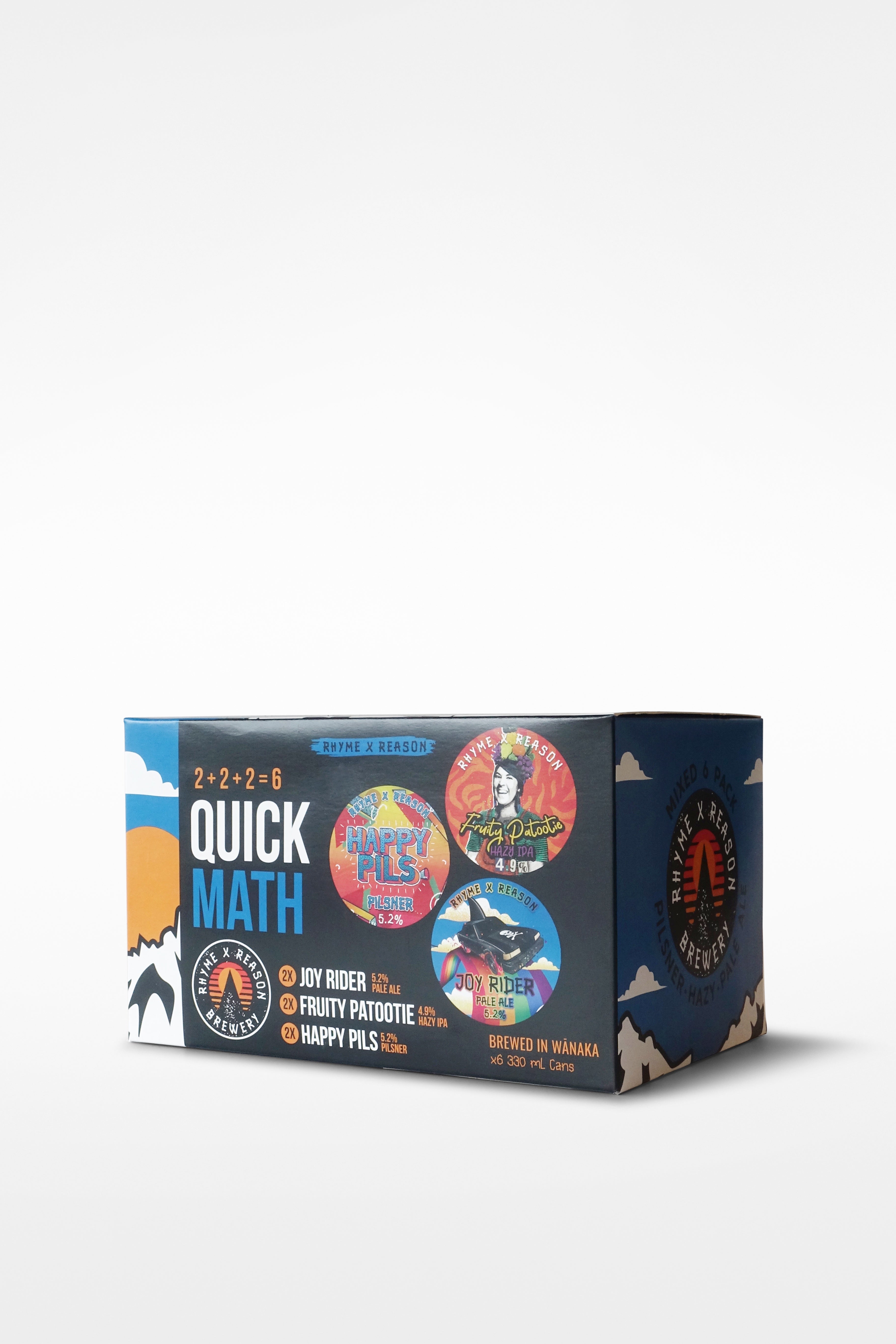 Rhyme and Reason Quick Math 3x2 Mixed 330ml 6 Pack