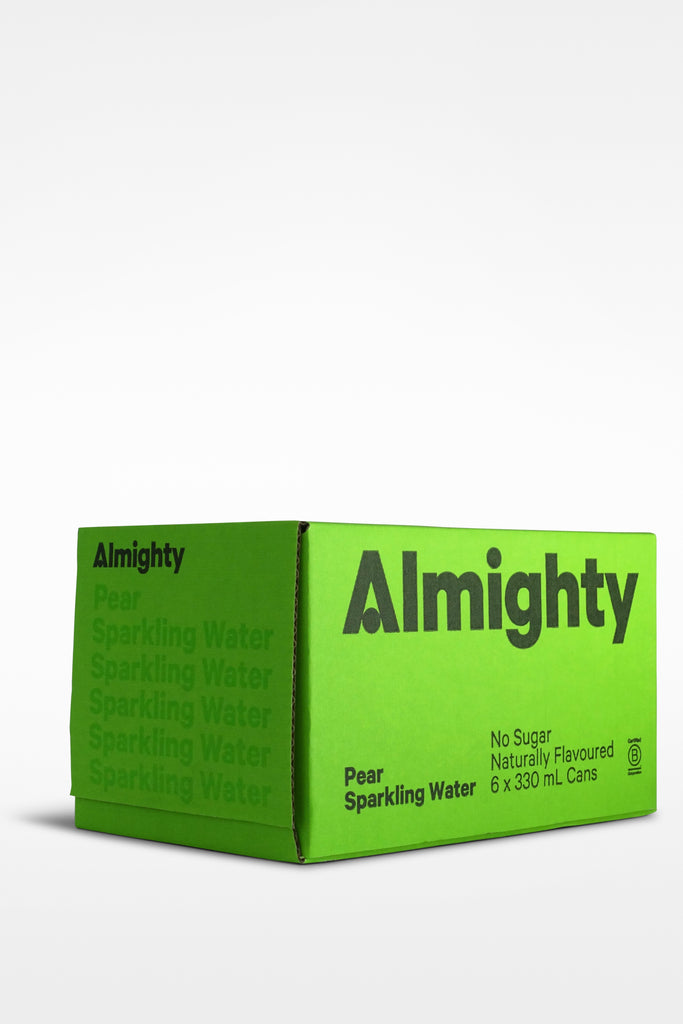 Almighty Pear Sparkling Water 6 Pack